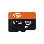 MicroSDXCTEAM64GBClass10UHS-I+SDAdapter(TUSDX64GUHS03)
