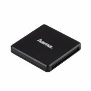 Hama124022USB3.0MultiCardReader,SD/microSD/CF,black