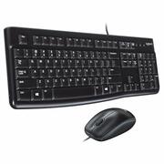 LogitechWiredComboMK120,Keyboard&Mouse,Thinprofile,Spill-resistant,Quiettyping,USB,Black,RussianLayout
