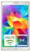 8.4"-SamsungGalaxyTabS8.4LTET70516GBbronze,8.4"SuperAMOLED(2560x1600),QuadCore2.3GHz,Adreno330,3GBRAM,16Gbflashdrive+50GBDropbox,8MPback,2.1MPfrontcamera,4900mAh,MicroSD,WiFi-ac,LTE,IRLed,GPS,BT,Android4.4KK