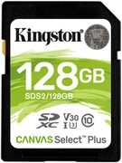 128GBSDXCCard(Class10)UHS-I,U1,KingstonCanvasSelectPlus"SDS2/128GB"(R/W:100/85MB/s)