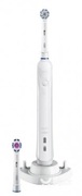 ElectrictoothbrushBraunPRO900Sensitive,rechargeablebattery28h,3Drotatingcleaningmode,chargingstation,2attachments,timer,white