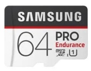64GBmicroSDClass10A1UHS-ISamsungPROEndurance,633x,Upto:100MB/s