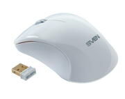 MouseWirelessSVENRX-610,2.4GHz,1200dpi,White,USB,weight60g