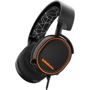 STEELSERIESArctis5/GamingHeadsetwithretractableBestMicinGaming,ClearCast,7.1SurroundSound,40mmneodymiumdrivers,PrismRGBIllumination,Compatibility(PC/Mac/PS/VR/Mobile),Cablelenght3.0m,USB+3.5mmjack,Black