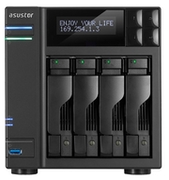 4-bayNASServerASUSTOR"AS7004T",IntelCorei3-4330(Dual-Core)3.5GHz,2GBDDR3L(Max.16GB),2.5"/3.5"SATAx4(HotSwap),LCDPanel,USB3.0x3,USB2.0x2,eSATAx2,GigaLANx2,HDMI,S/PDIF,AES-NI,HT,IR,Surveillance:<49(4Free)