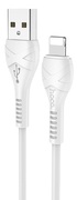 CableUSBtoLightningHOCOX37Coolpower,1m,White,upto2.4A,CharchingDataCable,Outermaterial:PVC