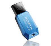 32GBUSB2.0FlashDriveADATA,DashDriveUV100,blue(Read-18MB/s,Write-5MB/s),Slimmer&Smaller