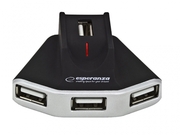EsperanzaUSBHubEA125,mini-size,4ports,USB2.0