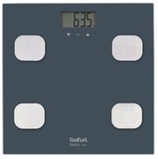 PersonalscaleTEFALBM2520V0,Glass,resilience150kg,resolution100g,automaticon/off,1xCR2032.gray