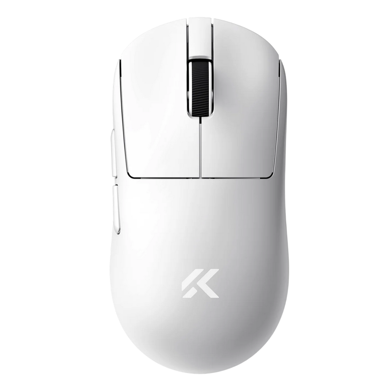 Gaming Wireless Mouse MCHOSE A7 V2 Pro, Lightweight, Wired 8K + Wireless 8K(Requires extra 8K receiver), 500mAh, White