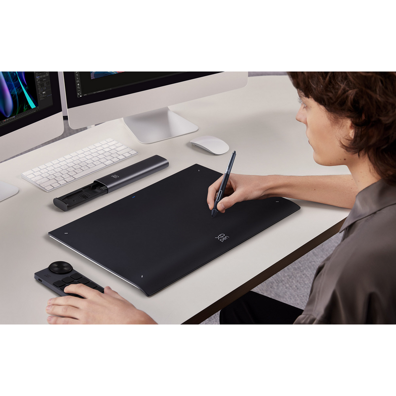 Graphic Tablet XP Pen DECO PRO LW (Gen 2), 11” × 7”, X3 Pro Smart Chip Stylus, 16384 Levels, 5080 LPI, Bluetooth 5.0/USB-C, Black/Grey