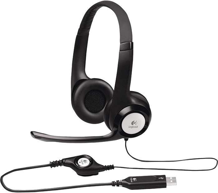 Headset Logitech H390, Mic, Black, USB