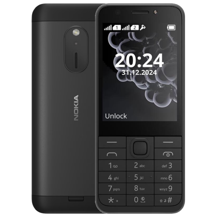 230 (2024), display 2.8", Dual SIM, White