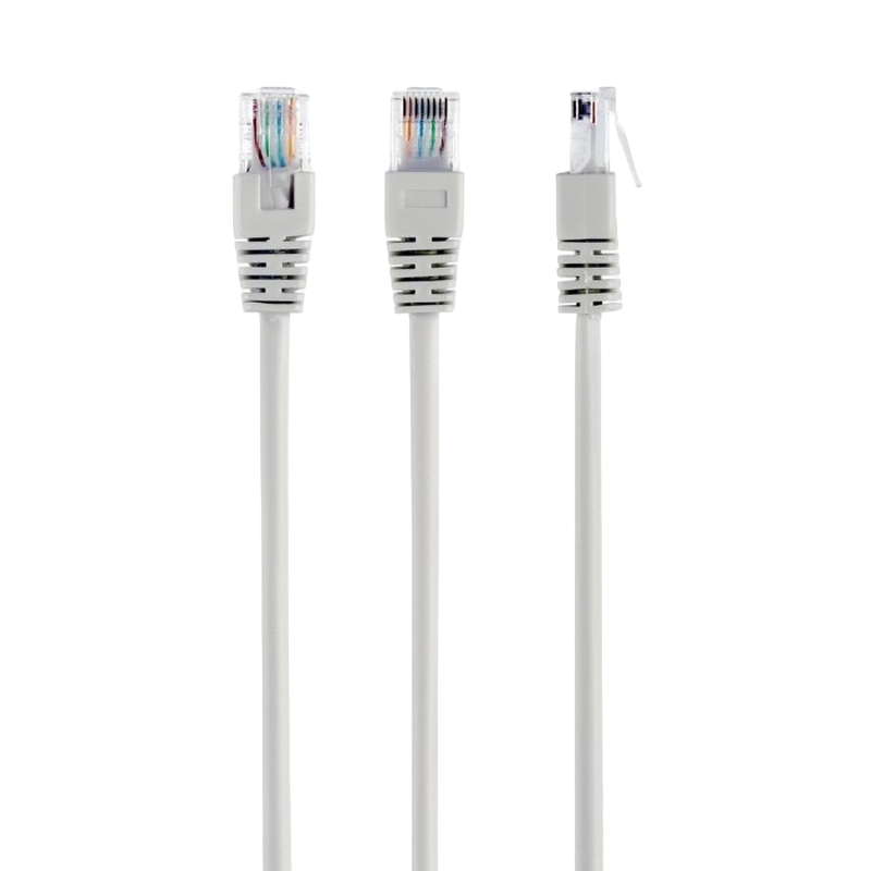 0.5m, Patch Cord Gray, PP12-0.5M, Cat.5E, Cablexpert, molded strain relief 50u" plugs