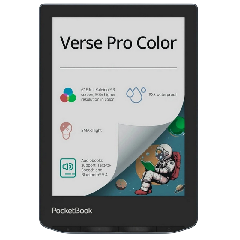 PocketBook 634K3 Verse PRO COLOR, Stormy Sea, 6" E Ink Kaleido 3, (1448×1072)