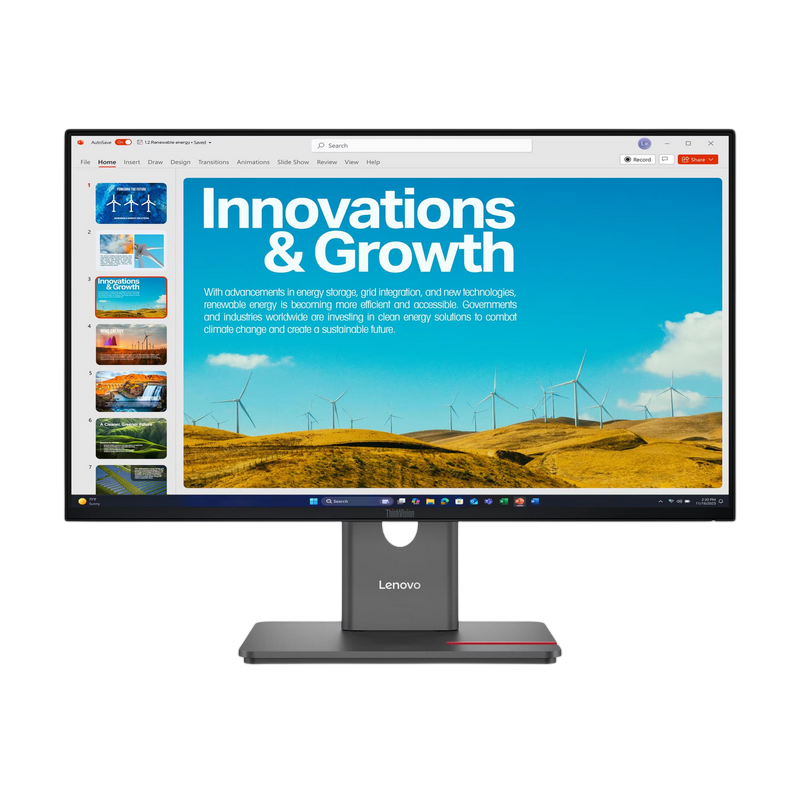 23.8" LENOVO ThinkVision P24QD-40, Black, IPS 2560x1440 120Hz,4ms, 300cd, HDR10, HDMI+DP+USB+TypeC, LAN, Pivot