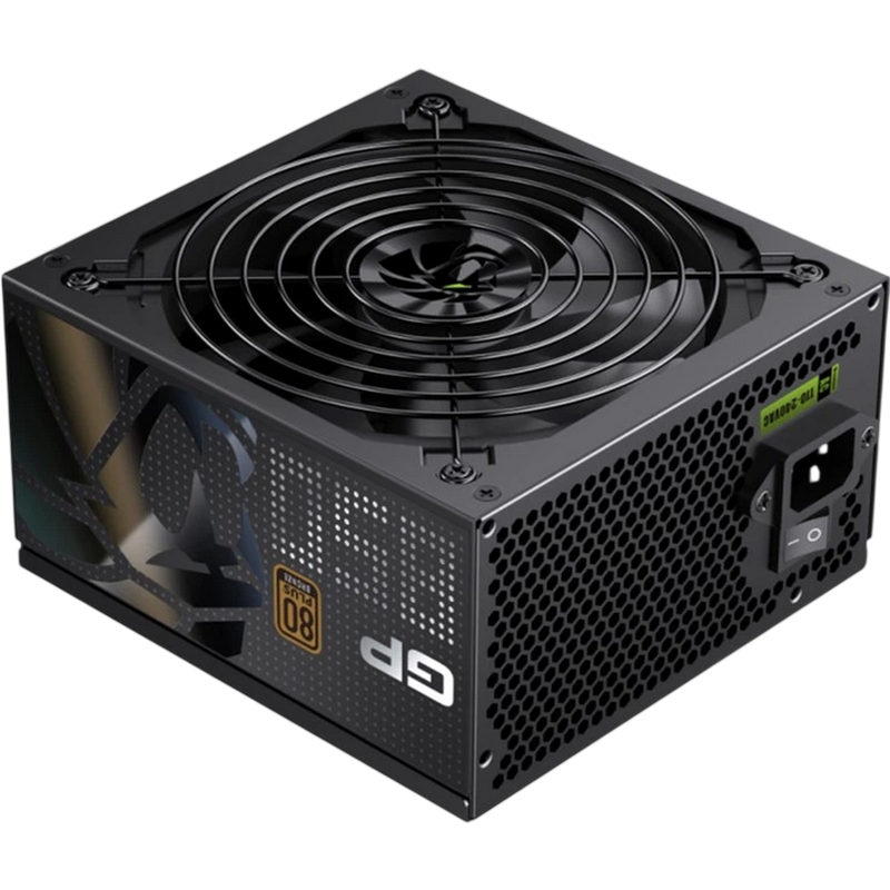 Power Supply ATX 850W GAMEMAX GP-850B, 80+ Bronze, 140mm, Active PFC, DC/DC, Temperature control fan, ATX 3.1, PCIe 5.1, Black