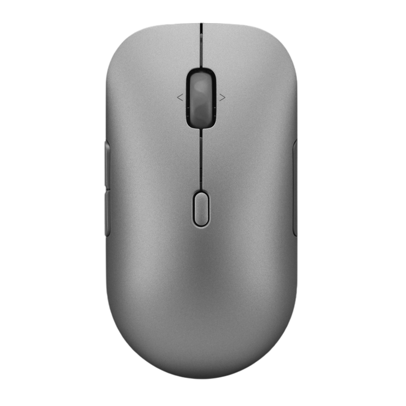 Wireless Mouse Lenovo Pro Plus 6050 , Multidevice, Full-size, Ambidextrous, 1600/2400/4000 dpi, 6 buttons, IR Optical sensor, 61g., 1xAA, 2,4GHz/BT 5.3, Luna Grey