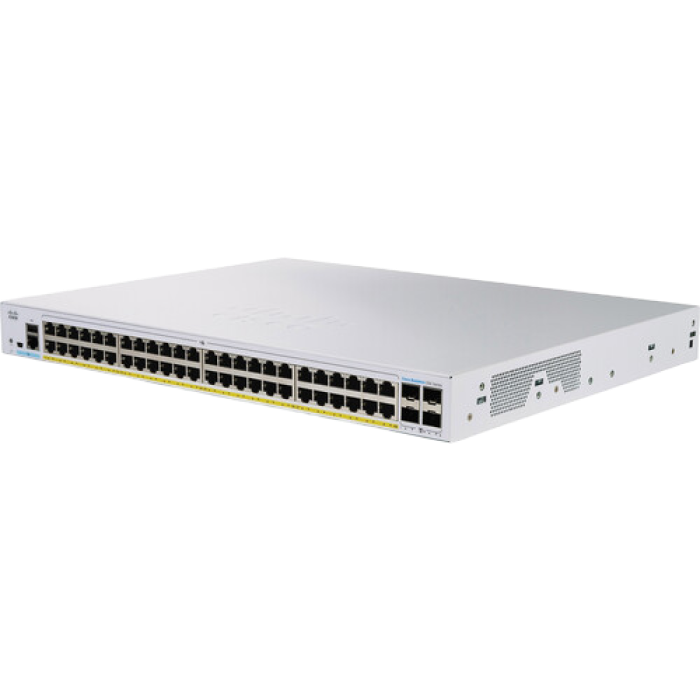 48-port Gigabit Full PoE Managed Switch Cisco CBS350-48FP-4X, 4 x 10G SFP+