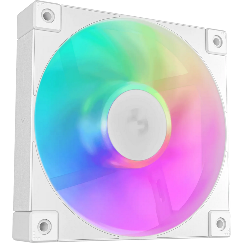 PC Case Fan Deepcool FD12 ARGB, 120x20x25mm, ≤26.9 dB, 63,6CFM, 400-2050RPM, PWM, ARGB, Hydro Bearing, 4pin, White