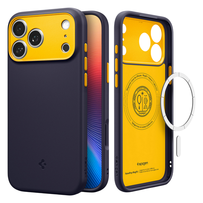Spigen iPhone 17 Pro, Nano Pop Mag Magsafe, Bluebery Navy