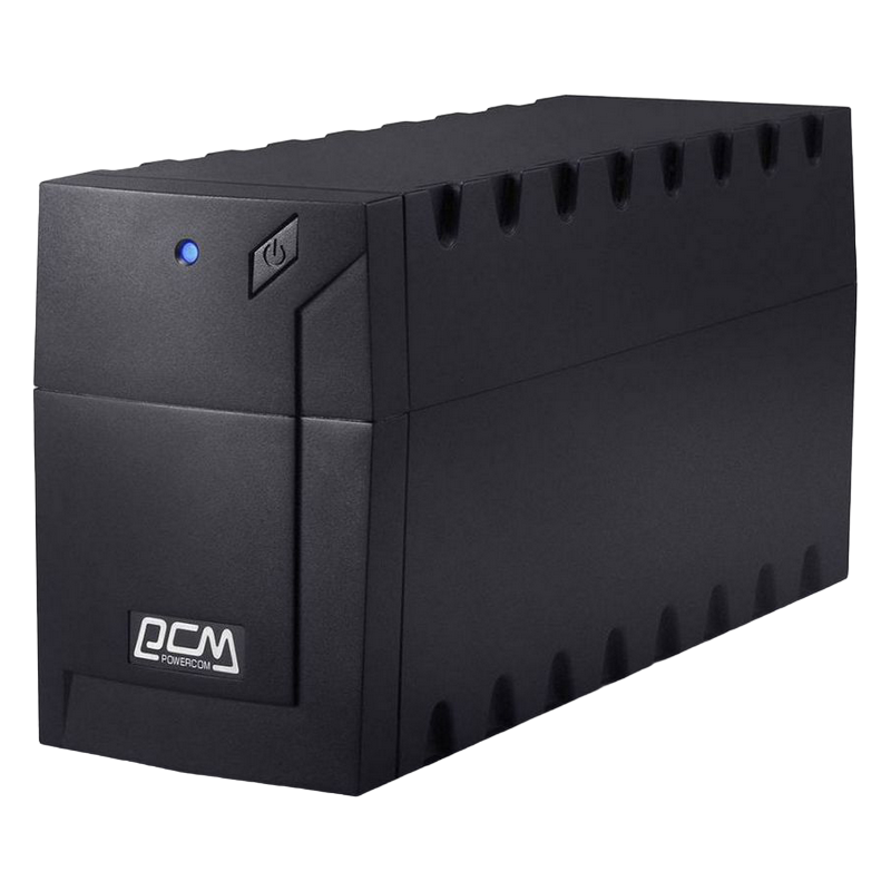 UPS PowerCom RPT-800AP 800VA/480W Line Interactive, AVR, LED, RJ45/RJ11, USB, 3xSchuko Sockets