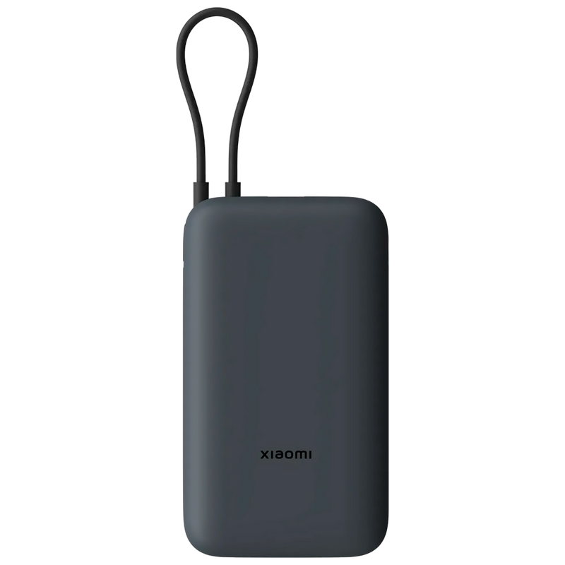 Power Bank, Xiaomi 20000 mah, (Integrated Cable) Dark Gray GL