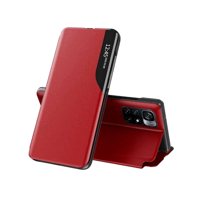 Xcover husa p/u Xiaomi Note 11/Note 11S, Soft View Book, Red