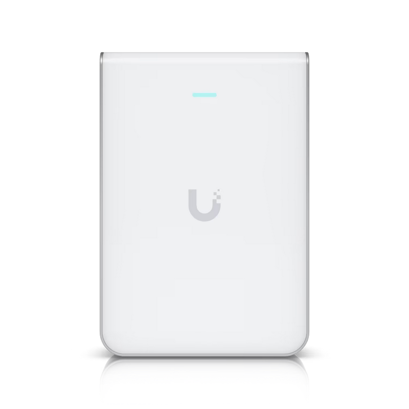 Wi-Fi 7 Tri-Band Access Point Ubiquiti "U7-Pro-Wall" 10.7Gbps, 2.5G Port, MLO, BW320, PoE+