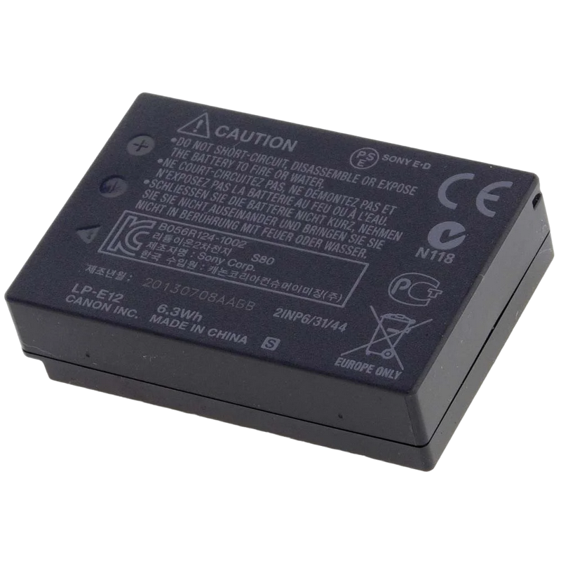Battery pack Canon LP-E12, for EOS 100D, EOS-M10 Cameras