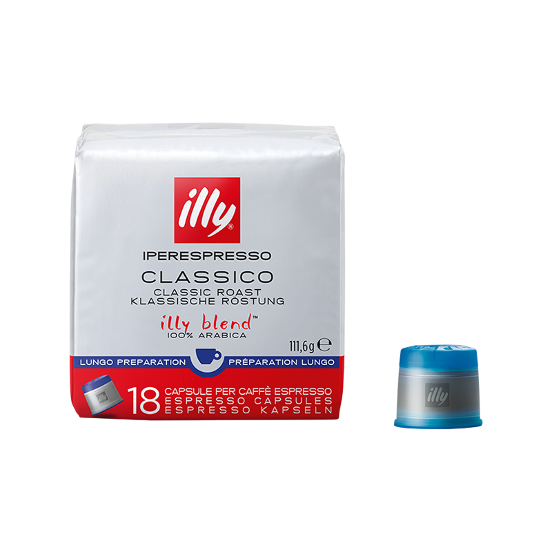 Coffee illy IperEspresso CLASSICO LUNGO (18 capsule), 7993