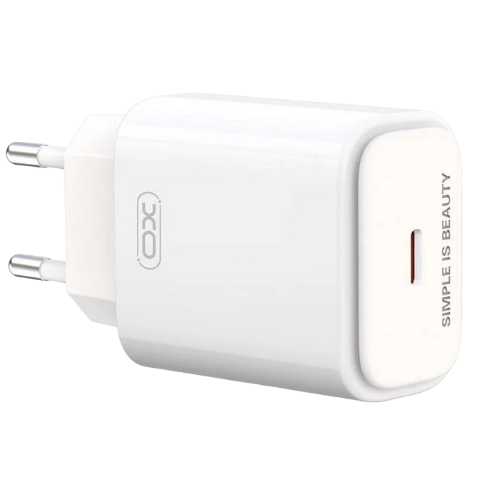 Wall Charger XO, Type-C PD20W, L90B, White