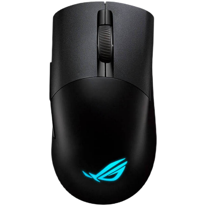 Gaming Wireless Mouse Asus ROG Keris AimPoint, 36k dpi, 5 buttons, 650IPS, 50G, 75g, Ergonomic, Mech.SW, Push-fit socket, RGB, 2m, USB+2.4Ghz+BT,Black