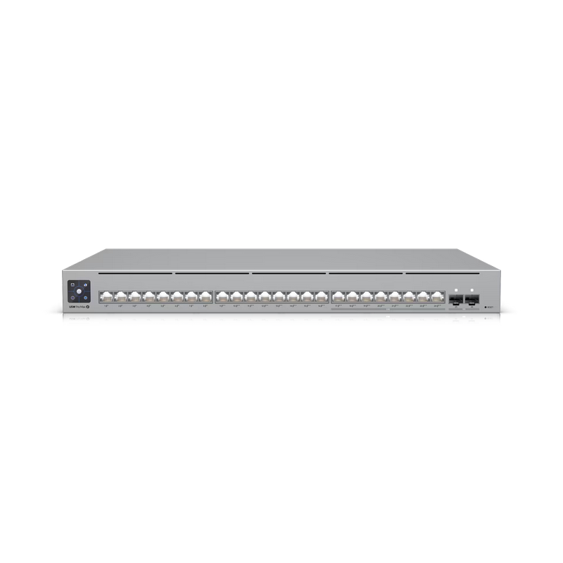 24-Port 2.5G Layer 3 Managed PoE++ Switch Ubiquiti "USW-Pro-Max-24-POE", 8x2.5G PoE++, 8xGbE PoE++, 8xGbE PoE+, 8xGbit PoE+, 2xSFP+, 400W Budget