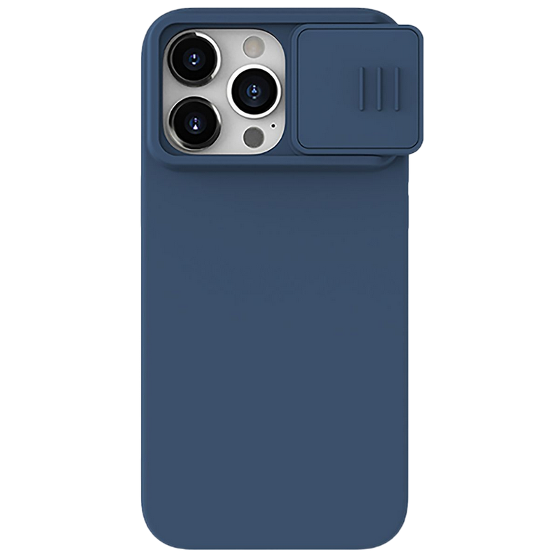 Nillkin Apple iPhone 15 Pro Max, CamShield Silky Silicone Case, Midnight Blue