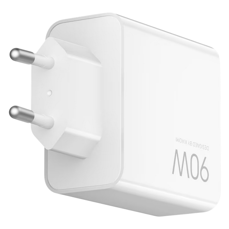 Xiaomi Charger 90W HyperCharge Power Adapter, (3- Port) EU, White