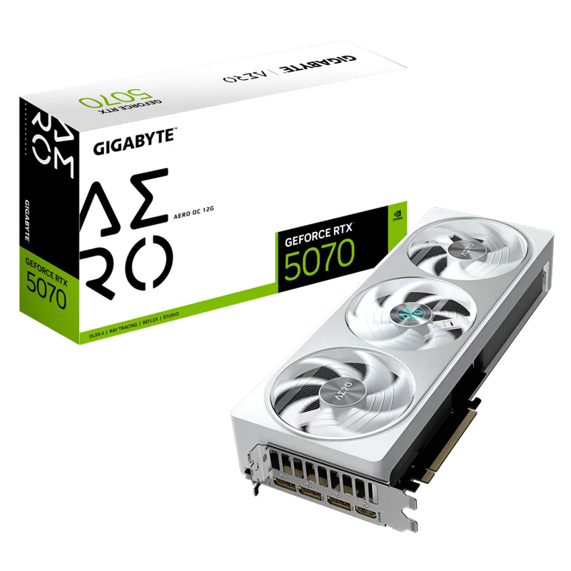 VGA Gigabyte RTX5070 12GB GDDR7 Aero OC (GV-N5070AERO OC-12GD)