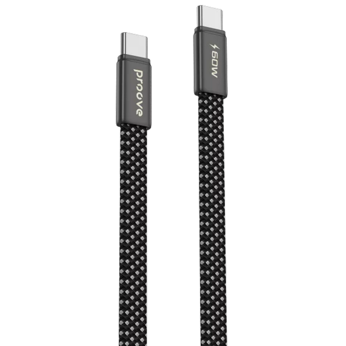 Cablu Type-C (Type-C), Proove AirLine 60W (1m), Black