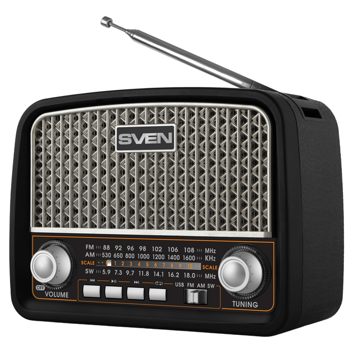 Speakers SVEN Tuner "SRP-555" 3w, FM, USB, SD/microSD