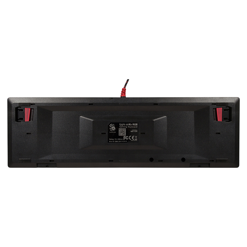 Gaming Keyboard Bloody B810R, Mechanical, Optical Linear SW, 8 ABS Keycaps, Fn keys, Spill-Resistant, RGB, 1.8m, USB, EN/RU, NetBee