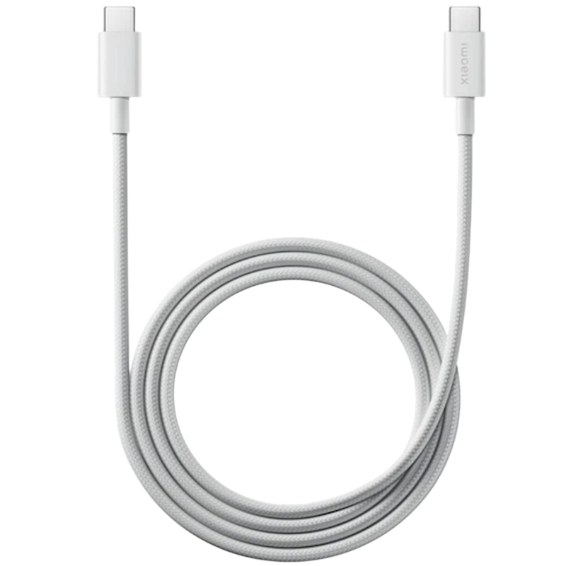 Cablu Type-C (Type-C), Xiaomi 3A Braided (1m),White