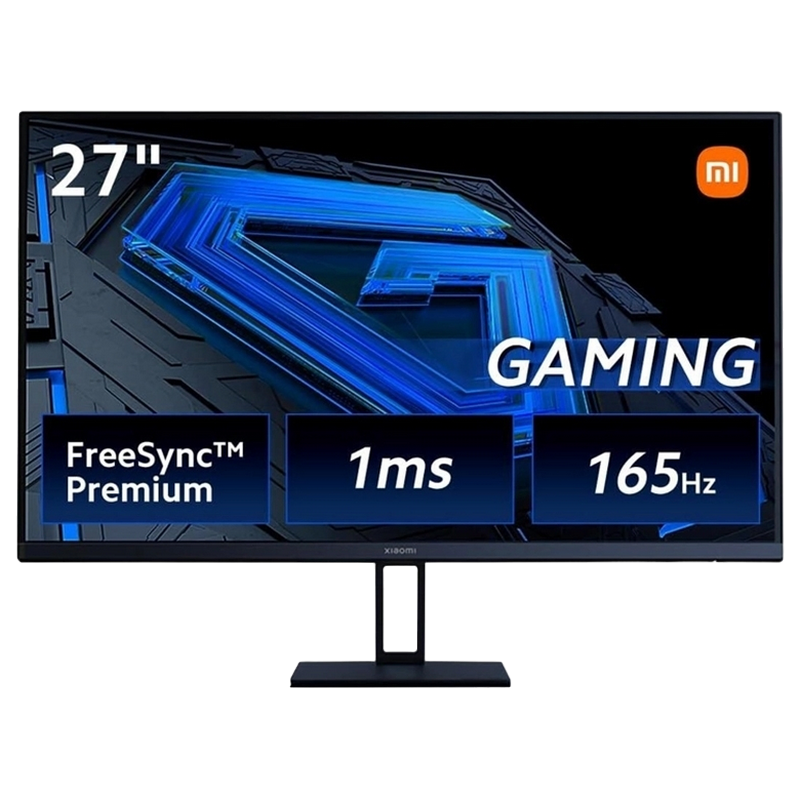 27" XIAOMI Gaming Monitor G27i, Black, IPS, 1920x1080, 165Hz, 1msGTG, 250cd, HDR10, HDMI+DP