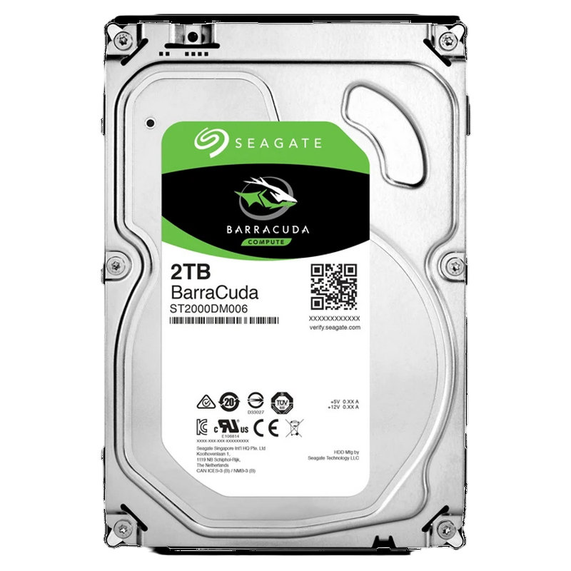 3.5" HDD 2.0TB-SATA- 256MB Seagate " BarraCuda (ST2000DM008)"