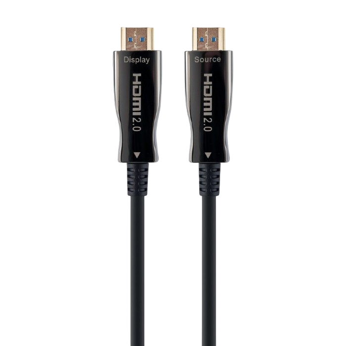 Cable HDMI to HDMI Active Optical 10.0m Cablexpert, 4K UHD at 60Hz, CCBP-HDMI-AOC-10M-02