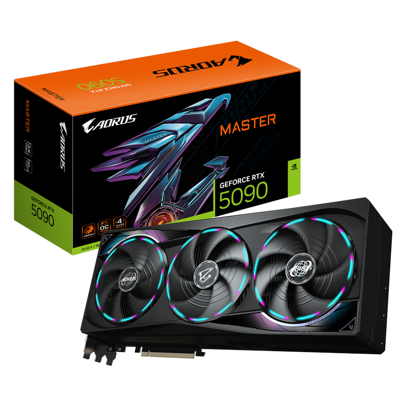 VGA Gigabyte RTX5090 32GB GDDR7 Aorus Master (GV-N5090AORUS M-32GD)