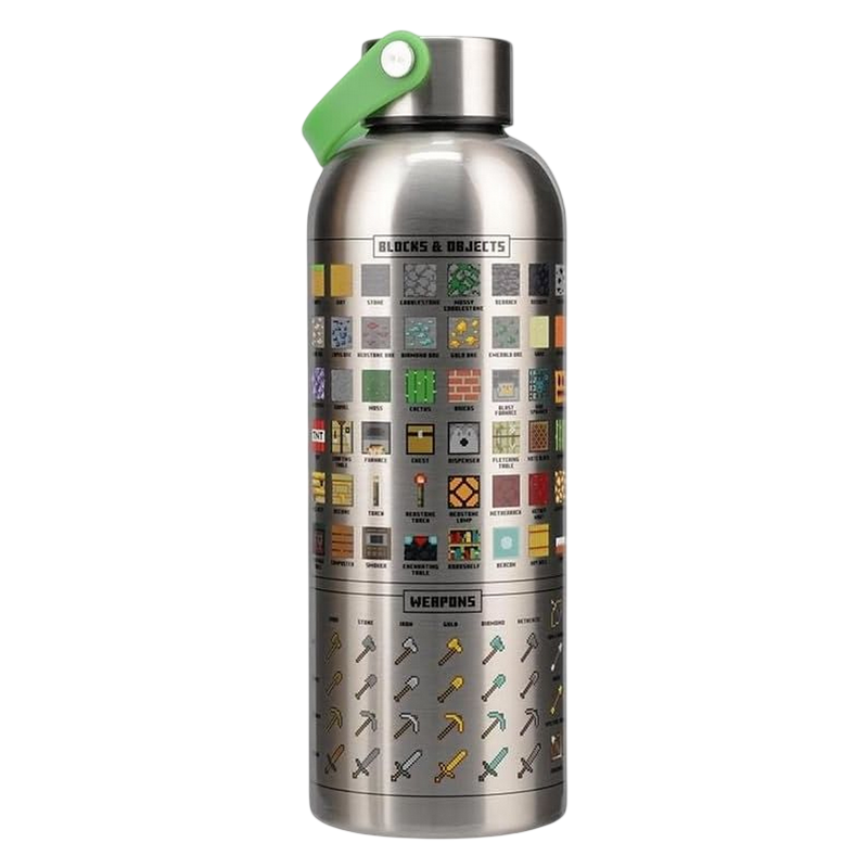 Sticla Minecraft Metal Water Bottle PP7995MCF