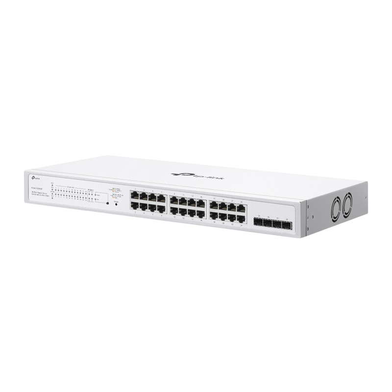24-port Gigabit Smart POE+ Switch TP-LINK "Festa FS328GP", 4xSFP, Budget 250W, Rackmount