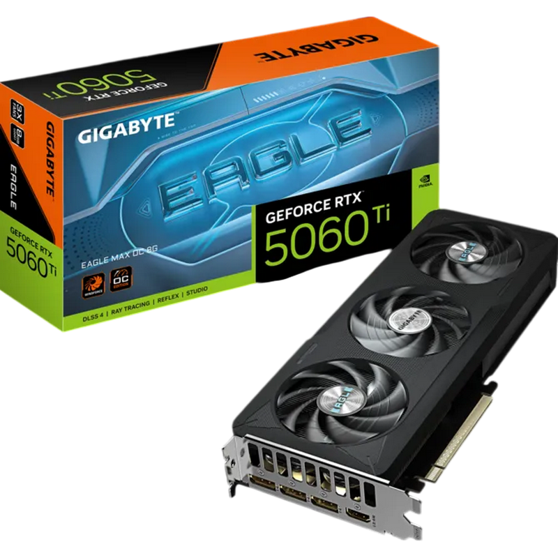 VGA Gigabyte RTX5060Ti 8GB GDDR7 Eagle Max OC (GV-N506TEAGLEMAX OC-8GD)