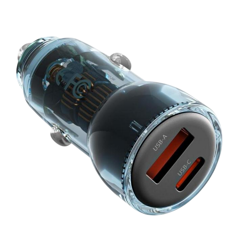 Car Charger XO, PD 30W+QC3.0 30W, CC60, Blue